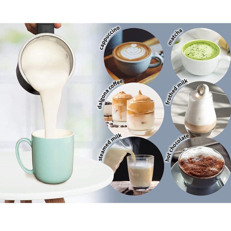 Zulay Kitchen Automatic 4-in-1 Milk Frother Electric Heater - Image 4