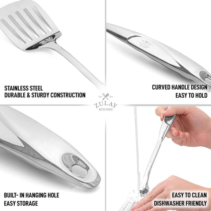 Zulay Kitchen Cooking Utensil Set - 5-Piece - Image 5