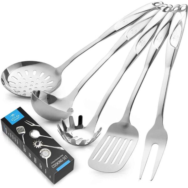 Zulay Kitchen Cooking Utensil Set - 5-Piece