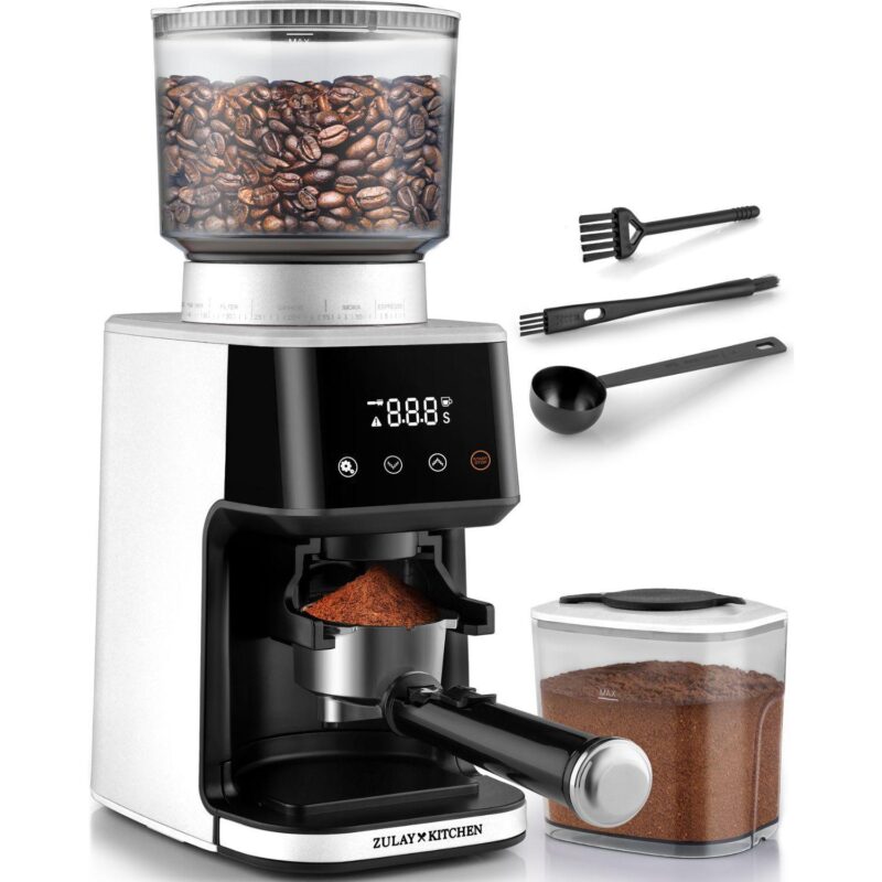 Zulay Kitchen Espresso Grinder - Burr Coffee Grinder Electric - Image 7