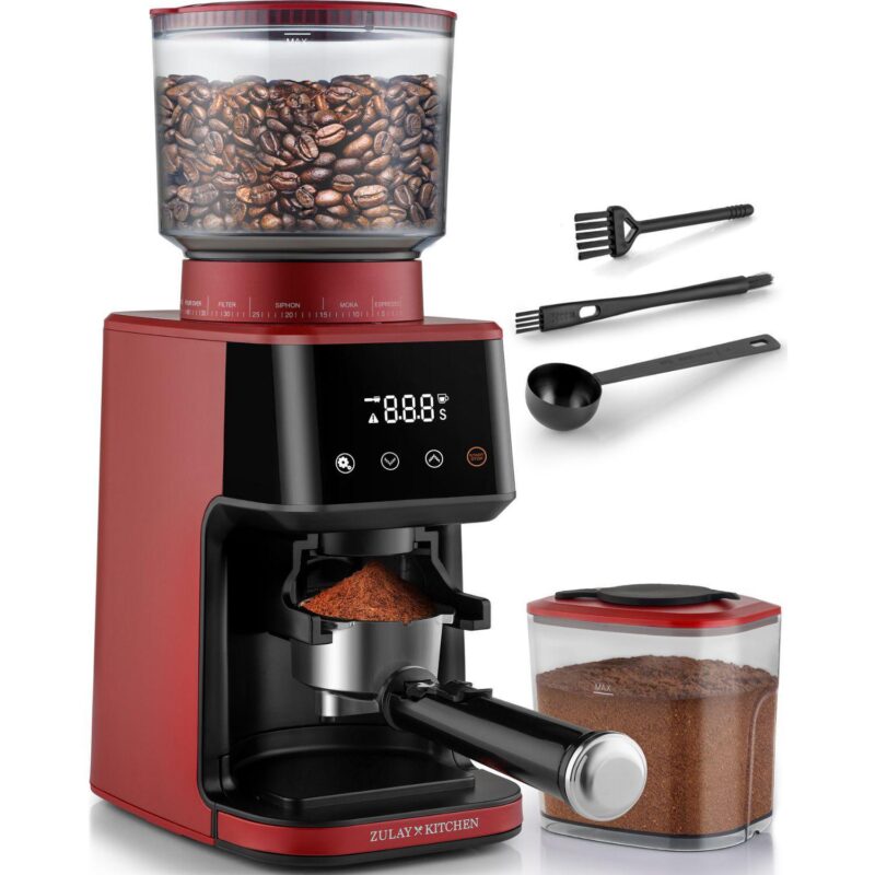 Zulay Kitchen Espresso Grinder - Burr Coffee Grinder Electric - Image 6