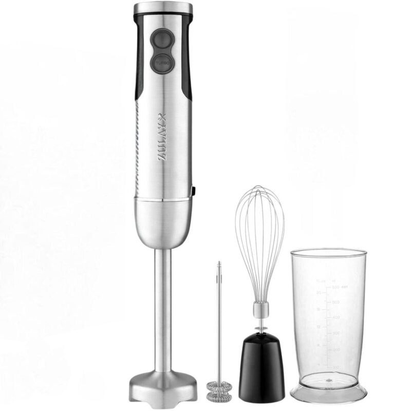 Zulay Kitchen Immersion Blender Set 4pc - Powerful 800 Watt 12 Speed Emulsion Mixer - Image 6