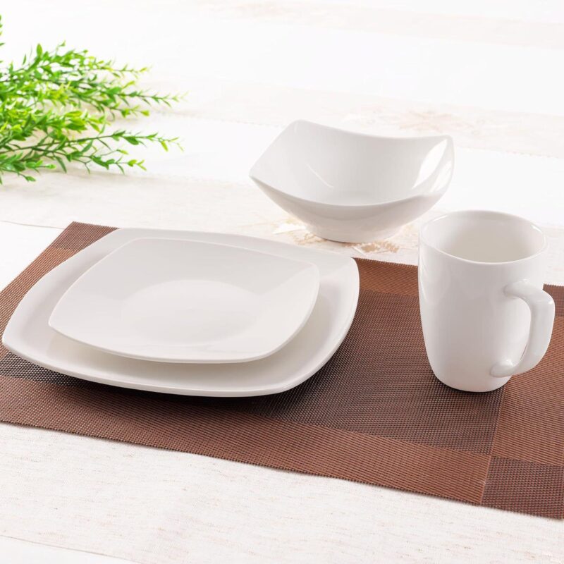 Zulay Kitchen Luna 16 Piece Dinnerware Set - Image 4