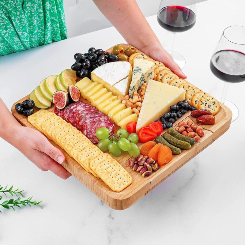 Zulay Kitchen Premium Cheese Board Set - Image 3