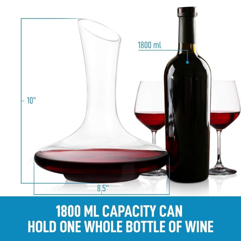 Zulay Kitchen Red Wine Decanter - Image 5