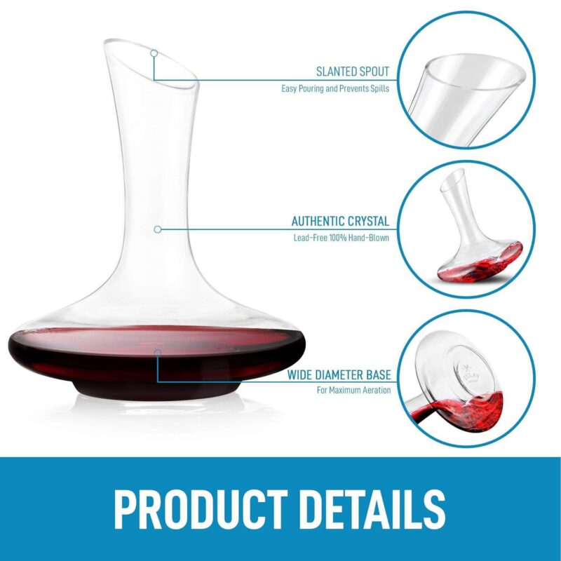Zulay Kitchen Red Wine Decanter - Image 4