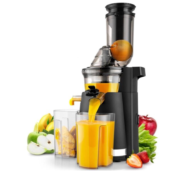 Zulay Masticating Juicer - Slow Juicer Cold Press for Fruits and Vegetables