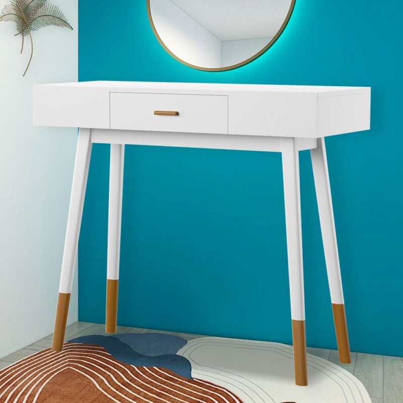 eHemco Euro Console Sofa Table with Drawer for Hallway and Living Room - Image 3