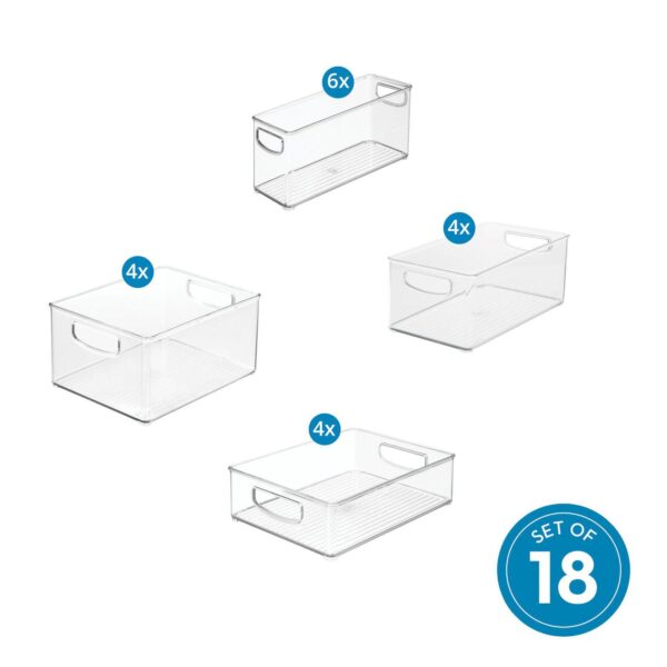 iDesign Cabinet/Pantry Bin 18-pc. Starter Set