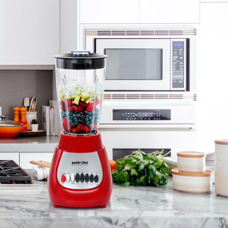 the Better Chef 10 Speed 350 Watt Plastic Jar Blender - Image 5