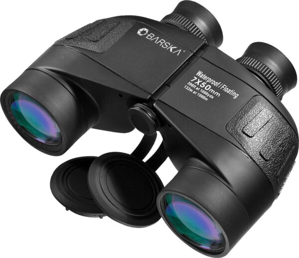 Barska 7x50 WP Floating Battalion Binoculars with Rangefinder