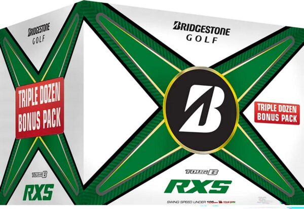 Bridgestone 2024 Tour B RXS Golf Balls - 3 Dozen