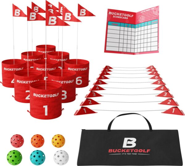 BucketGolf 9 Hole Golf Game Set