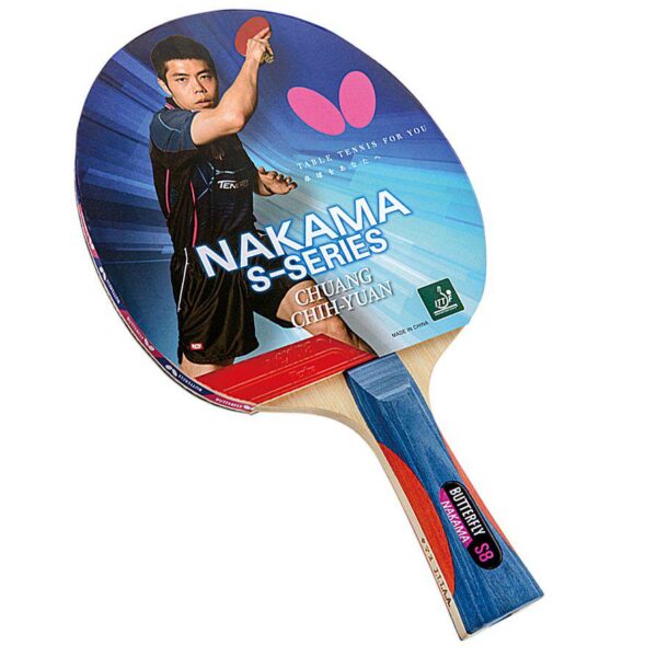 Butterfly Nakama S-8 Table Tennis Paddle