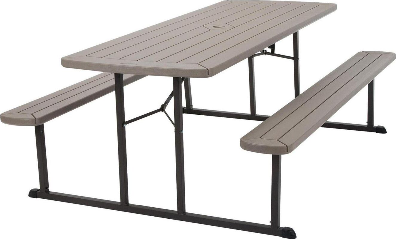 COSCO Outdoor Living 6' Folding Picnic Table - Image 2