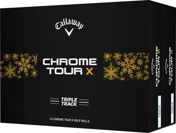 Callaway 2024 Chrome Tour X Triple Track Golf Ball Holiday Pack - 2 Dozen