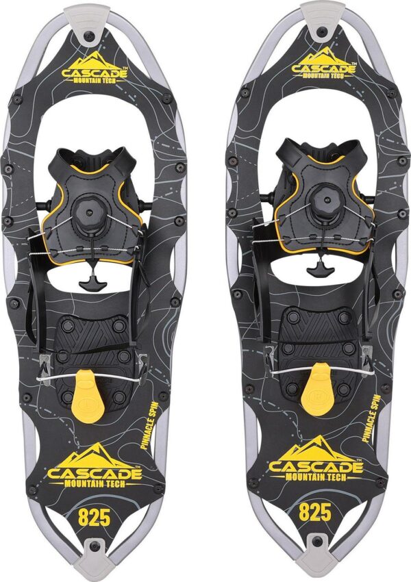 Cascade Mountain Tech Unisex Pinnacle Spin Snowshoe Kit