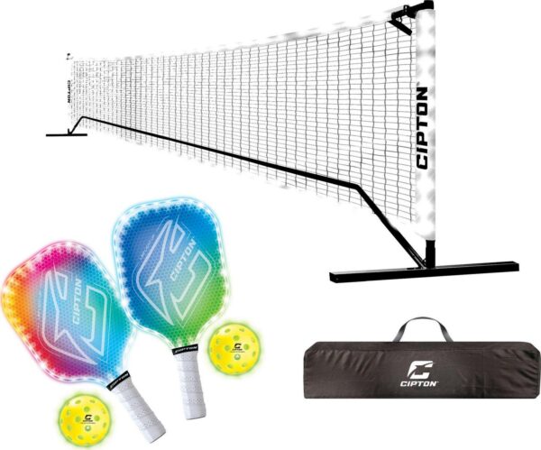 Cipton LED Light Up Pickleball Set