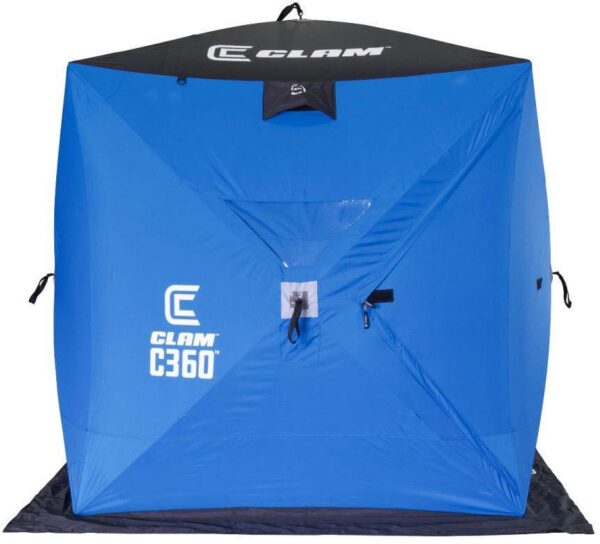 Clam Outdoors C-360 Hub 3-Person Ice Fishing Shelter