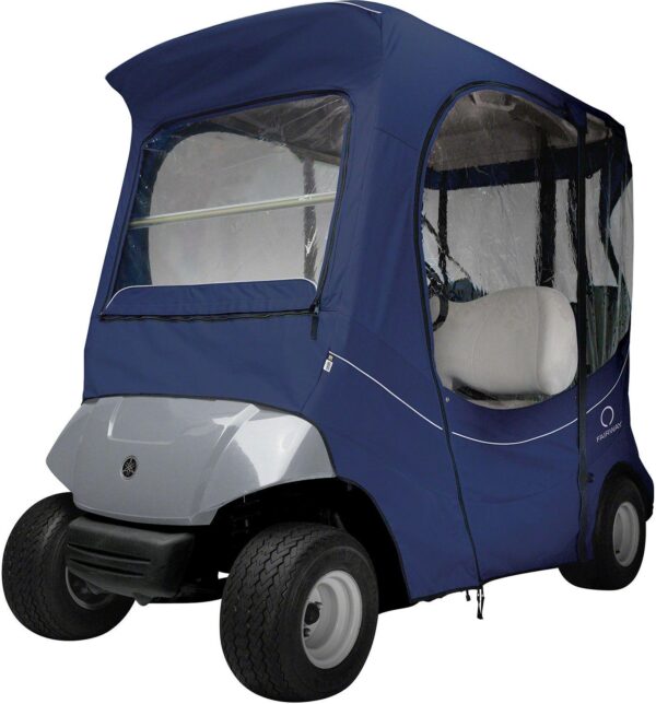 Classic Accessories Fairway FadeSafe Yamaha Golf Cart Enclosure Navy