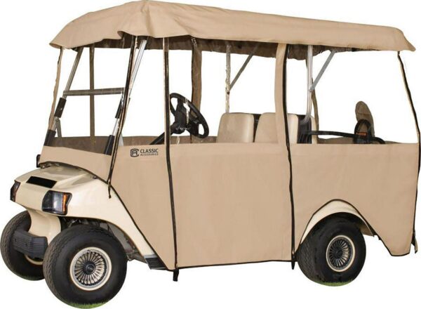 Classic Accessories Deluxe 2-Person Golf Cart Enclosure