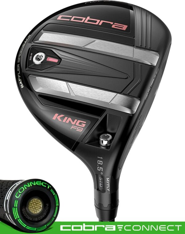 Cobra Women's KING F9 Speedback Fairway Wood Black/Rose Gold