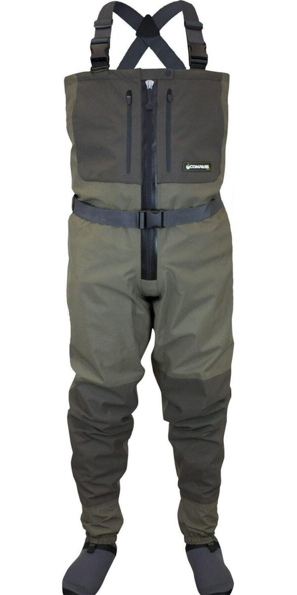 Compass 360 Deadfall-Z Stout Zippered Stockingfoot Wader