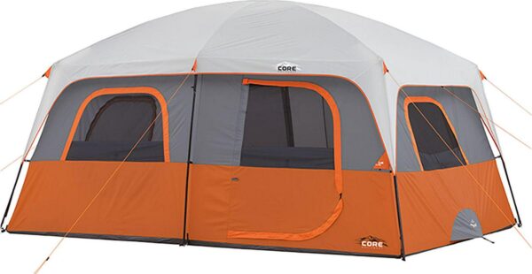 Core Equipment 10-Person Straight Wall Cabin Tent