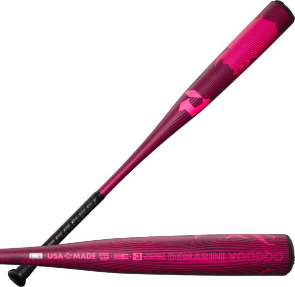 DeMarini Voodoo One Pink Limited Edition BBCOR Bat (-3)