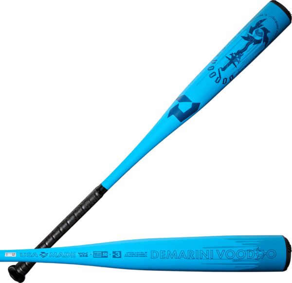 DeMarini Voodoo One Vivid Blue Limited Edition BBCOR Bat 2025 (-3)