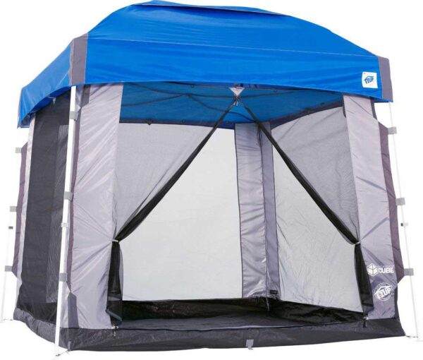 E-Z UP 5 Person Angled Screen Cube