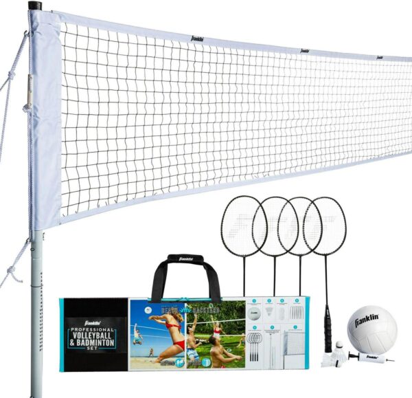 Franklin Professional Volleyball and Badminton Set