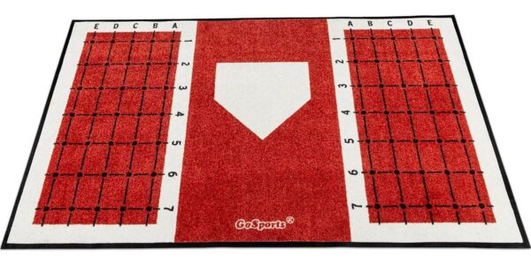 GoSports 6' x 4' Baseball/Softball Hitting Mat w/ Stance Alignment Guide