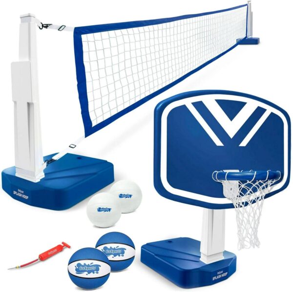 Go Sports Outdoor Pool Basketball and Volleyball Set