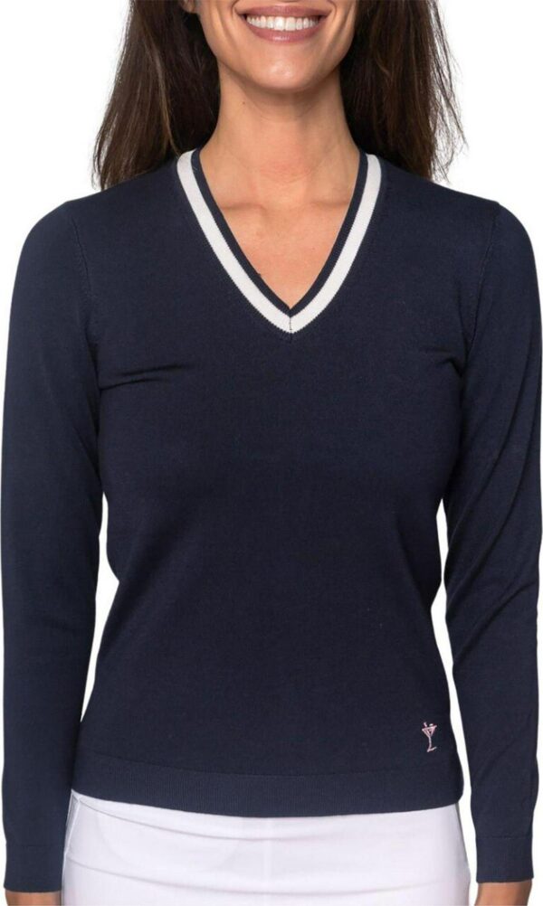 Golftini Women's V-Neck Golf Sweater