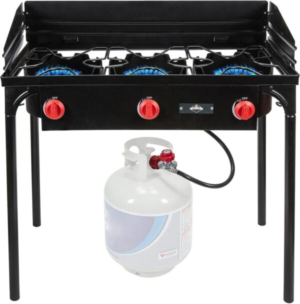 Hike Crew 3-Burner Outdoor Stove with Bag