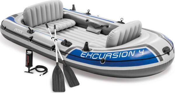 Intex Excursion 4 Inflatable Boat Set