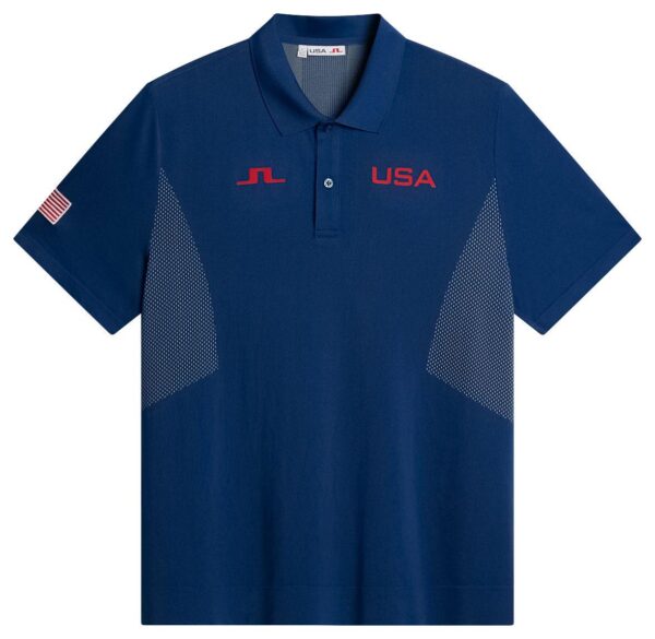 J.Lindeberg Men's Arnaud Seamless Golf Polo