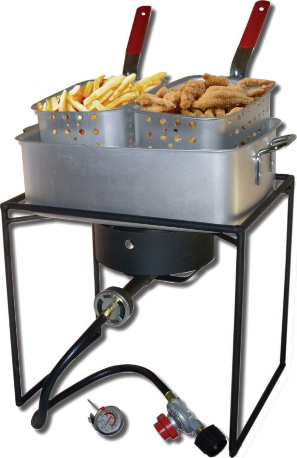 King Kooker 16 Fish Fryer with Aluminum Pot and Baskets