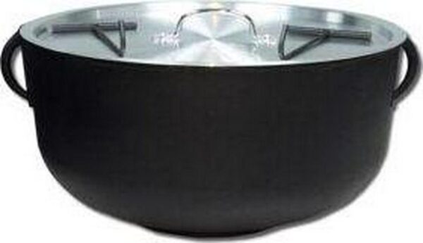 King Kooker 4 Gallon Pre-Seasoned Flat-Bottomed Cast Iron Pot