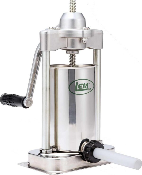 LEM Mighty Bite 5 lb. Stainless Steel Vertical Sausage Stuffer