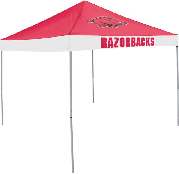 Logo Brands Arkansas Razorbacks Economy 10'x10' Canopy Tent