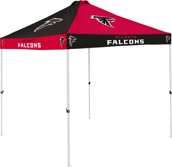 Logo Brands Atlanta Falcons Checkerboard 9'x9' Canopy Tent