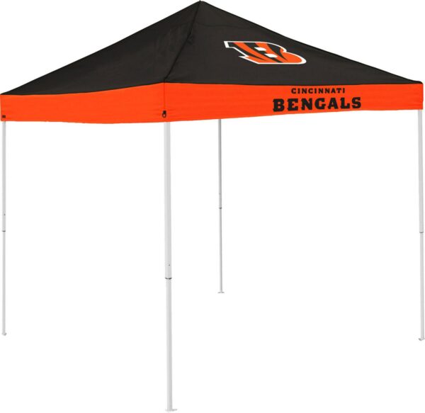 Logo Brands Cincinnati Bengals Economy 9'x9' Canopy Tent