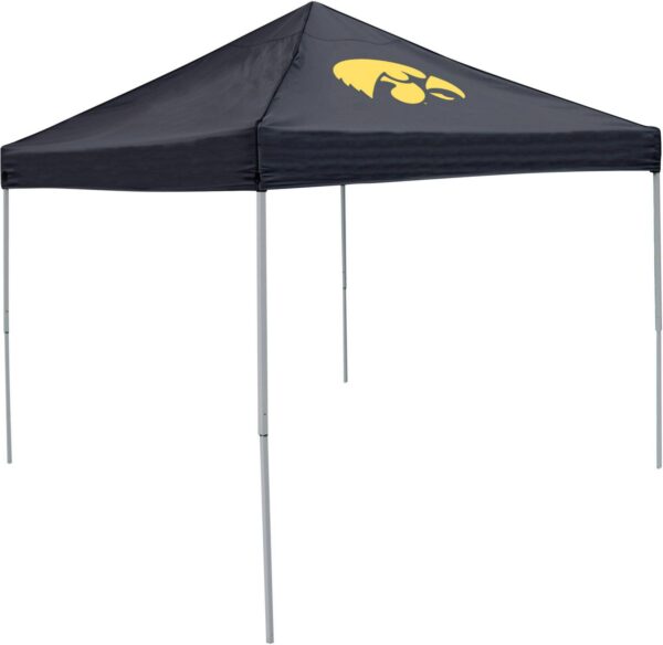 Logo Brands Iowa Hawkeyes Pop Up 9'x9' Canopy Tent