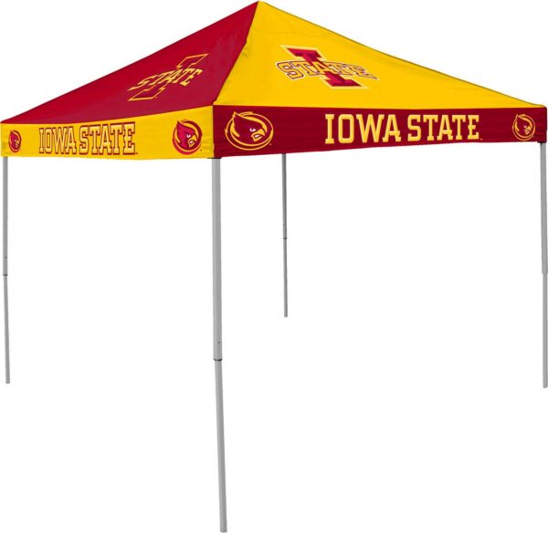 Logo Brands Iowa State Cyclones Checkerboard 9'x9' Canopy Tent