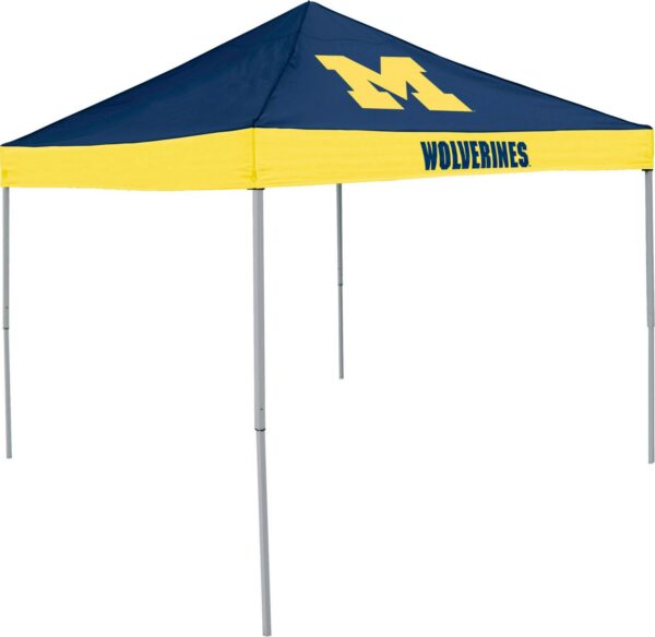 Logo Brands Michigan Wolverines Economy 9'x9' Canopy Tent