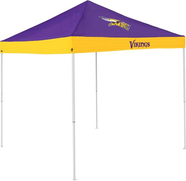 Logo Brands Minnesota Vikings Economy 9'x9' Canopy Tent