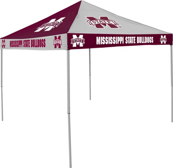 Logo Brands Mississippi State Bulldogs Checkerboard 9'x9' Canopy Tent