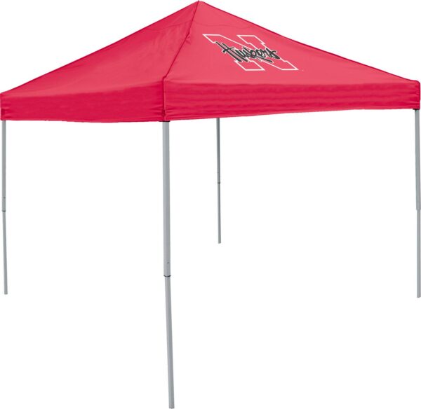 Logo Brands Nebraska Cornhuskers Economy Pop-Up 9'x9' Canopy Tent